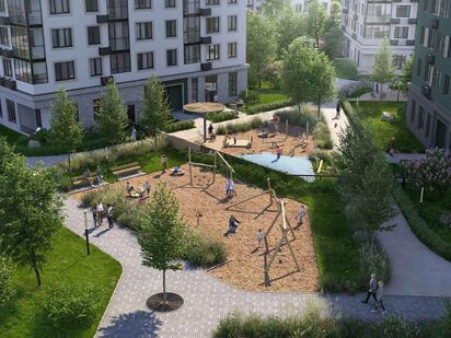 Детские площадки. ЖК «А101 Лаголово»|Новострой-СПб