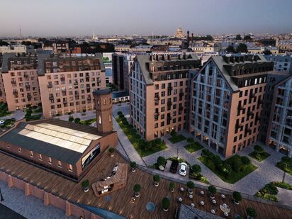 Общий вид ЖК «Остров первых»|Новострой-СПб