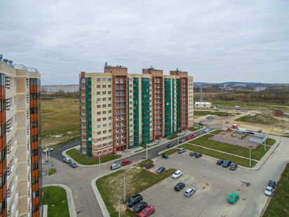 ЖК «Аннинский парк» (ЖК в Куттузи). 2 очередь строительства. Аэрофотосъемка от 17.10.2016 г. ЖК «Аннинский парк»|Новострой-СПб