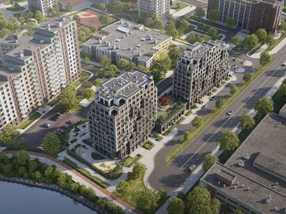 Проектом предусмотрена просторная придомовая территория, закрытая от остальной части района и оснащенная круглосуточной охраной. ЖК «Альпен»|Новострой-СПб