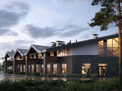 Комплекс состоит из шести корпусов. Лаунж-комплекс «Репин»|Новострой-СПб