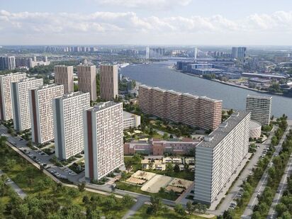 Генеральный план. ЖК «Октябрьская набережная»|Новострой-СПб