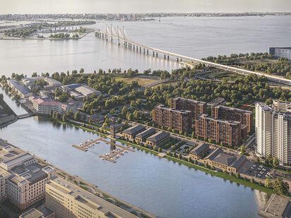 Общий вид. ЖК «Галерная гавань»|Новострой-СПб