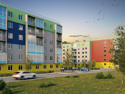 Два разноуровневых монолитных корпуса: 6 и 3 этажей. ЖК Granholm Village (Гранхольм Вилладж)|Новострой-СПб