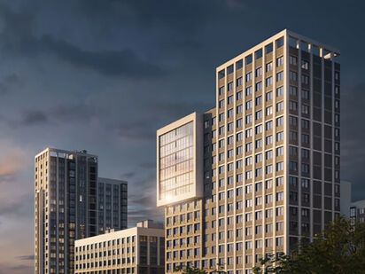 Отделка фасада. ЖК «Гений»|Новострой-СПб