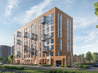 Корпуса оборудованы навесными фасадами и оформлены в едином стиле. ЖК «Живи! В Рыбацком»|Новострой-СПб