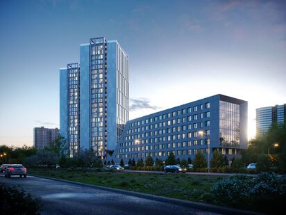 Проект разработан архитектурным бюро «Б2» Феликса Буянова, известного своим футуристическим почерком и передовыми взглядами на урбанистику. ЖК «Старлайт»|Новострой-СПб