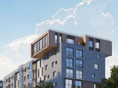 Фасад зданий ЖК «VEREN NEXT шуваловский». ЖК «VEREN NEXT Шуваловский»|Новострой-СПб