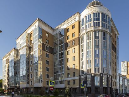 Вид корпуса. Фотосъемка от 5.08.2022. ЖК «Классика. Дом для души»|Новострой-СПб