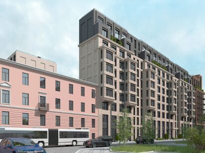 Вид корпуса. ЖК «Дом на Курской»|Новострой-СПб