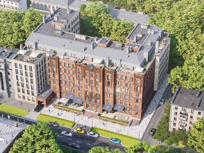 Дом элитного класса расположен на 13-ой линии Васильевского острова. Клубный дом MANHATTAN (Манхэттэн)|Новострой-СПб