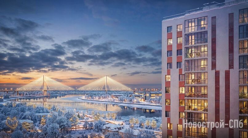 ЖК «Октябрьская набережная», м. Ломоносовская