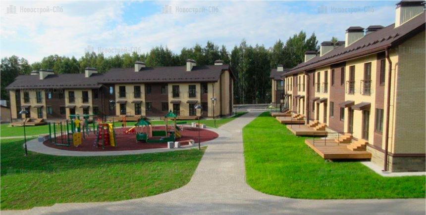 Поселок таунхаусов Aurinko Бор, м. Улица Дыбенко