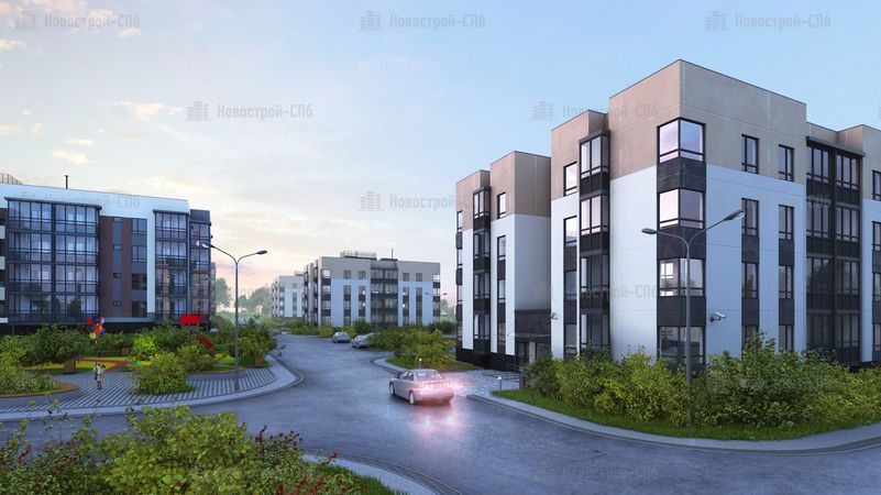 Эко-квартал «Новая Дубровка», м. Улица Дыбенко