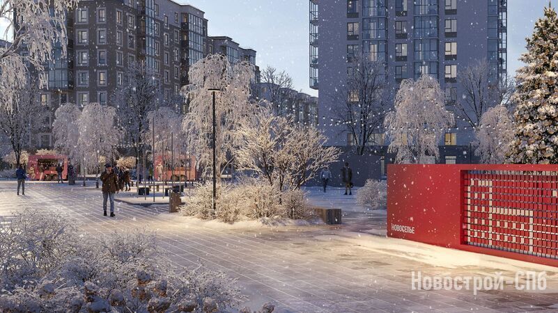 ЖК «Брусника в Новоселье», м. Проспект Ветеранов