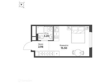 Студия 21.50 кв.м, ЖК «АВЕНЮ-АПАРТ ПУЛКОВО», 10 176 410 руб.
