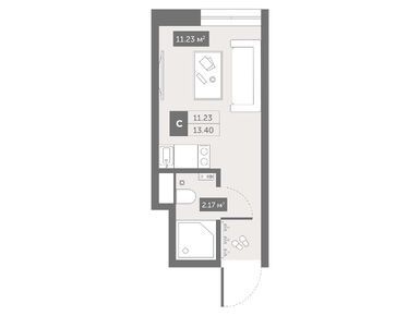 Планировки студии-апартаменты в «Zoom Черная речка» (Зум Черная речка)