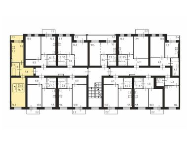 1-комнатная 35.60 кв.м, ЖК «Щегловская усадьба», 4 044 160 руб.