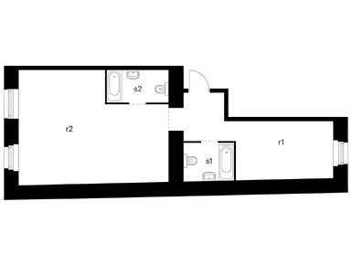 Планировки 2-к. апартаменты в Кантемировская 11