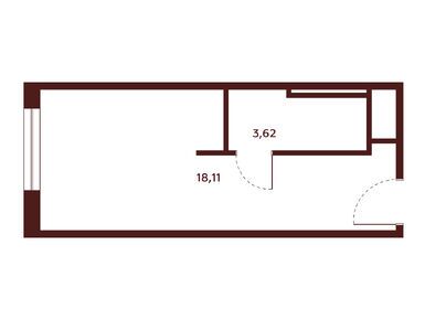 Планировки студии-апартаменты в МФК «Саан»