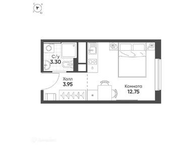 Студия 19.50 кв.м, ЖК «АВЕНЮ-АПАРТ ПУЛКОВО», 9 282 507 руб.