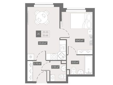 Планировки 1-к. апартаменты в «Zoom на Неве» (Зум на Неве)