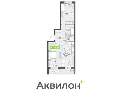 Планировки трехкомнатные в ЖК «Аквилон ALL in 3.0»