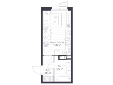 Планировки студии в ЖК Veren Nort Сертолово