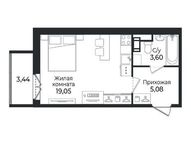 Студия 28.76 кв.м, ЖК «Сертолово Парк» (SERTOLOVO PARK), 5 752 000 руб.