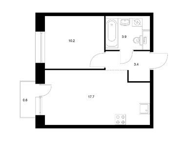 Планировки однокомнатные в Аэронавт