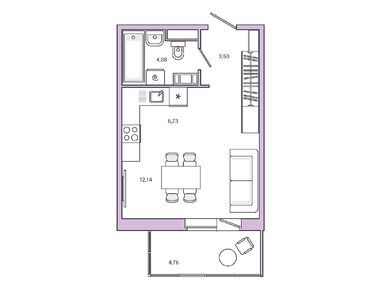 Студия 27.60 кв.м, ЖК Jaanila Drive (Янила Драйв), 5 823 600 руб.