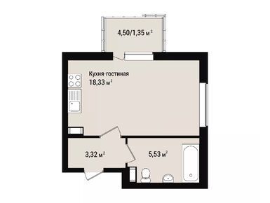 Планировки студии в ЖК «УЮТ»