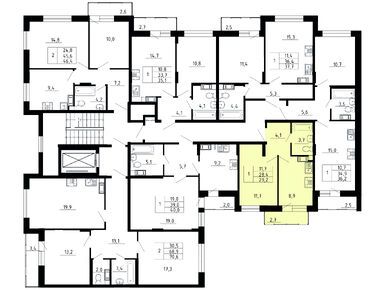 1-комнатная 28.40 кв.м, ЖК Yolkki Village (Ёлки Вилладж), 3 283 040 руб.