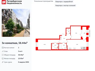 Планировки двухкомнатные в ЖК «Аристократ»
