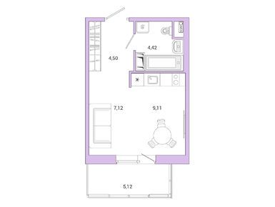 Студия 26.40 кв.м, ЖК Jaanila Drive (Янила Драйв), 6 969 600 руб.