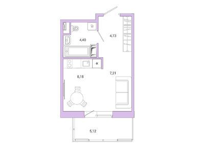 Студия 25.90 кв.м, ЖК Jaanila Drive (Янила Драйв), 5 941 460 руб.