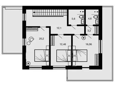 Планировки четырехкомнатные в Коттеджный поселок Ingerhaus (Ингерхаус)