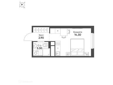 Студия 19.90 кв.м, ЖК «АВЕНЮ-АПАРТ ПУЛКОВО», 9 513 923 руб.