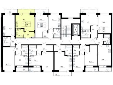 Студия 24.40 кв.м, ЖК Yolkki Village (Ёлки Вилладж), 2 876 760 руб.