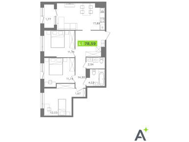 Планировки четырехкомнатные в ЖК ORO by Akvilon (ОРО от Аквилон)