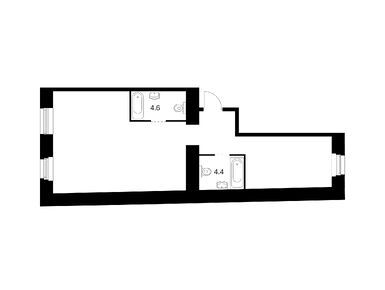 2-комнатные 60.60 кв.м, Кантемировская 11, 24 985 380 руб.