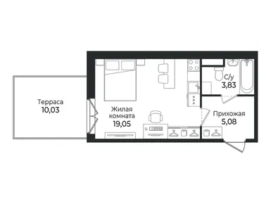 Студия 30.97 кв.м, ЖК «Сертолово Парк», 6 565 640 руб.