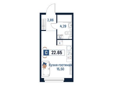 Планировки студии в ЖК «Максималист»