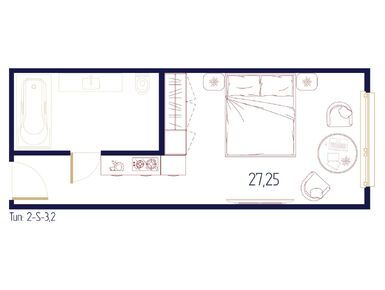 Студия 26.90 кв.м, Valo (Вало), 10 145 440 руб.