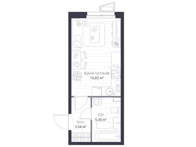 Планировки студии в ЖК Veren Nort Сертолово