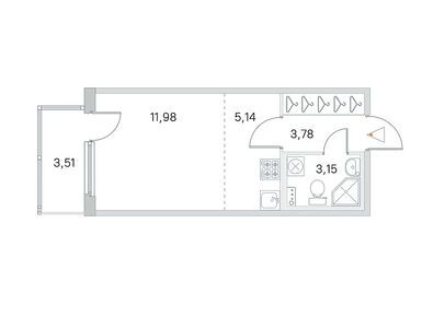 Студия 24.05 кв.м, ЖК «Любоград», 5 245 305 руб.