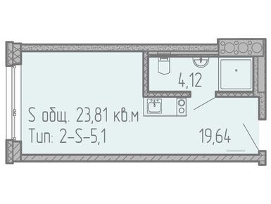 Студия 25.80 кв.м, Valo (Вало), 9 795 080 руб.