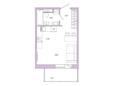 Студия 27.50 кв.м, ЖК Jaanila Drive (Янила Драйв), 6 913 500 руб.