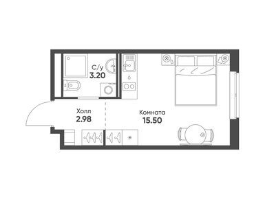 Студия 21.68 кв.м, Avenue Apart Pulkovo, 7 349 313 руб.