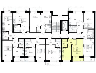 1-комнатная 31.70 кв.м, ЖК Yolkki Village (Ёлки Вилладж), 3 594 780 руб.